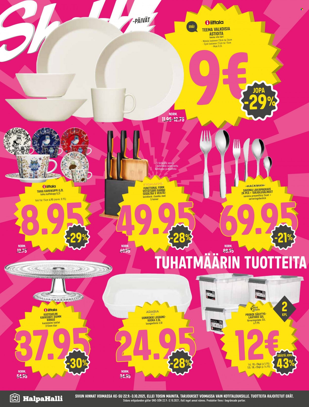HalpaHalli tarjoukset - 22.09.2021 - 03.10.2021. Sivu 6