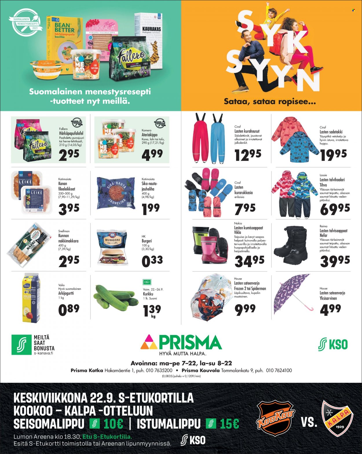 Prisma tarjoukset - 22.09.2021 - 26.09.2021. Sivu 1