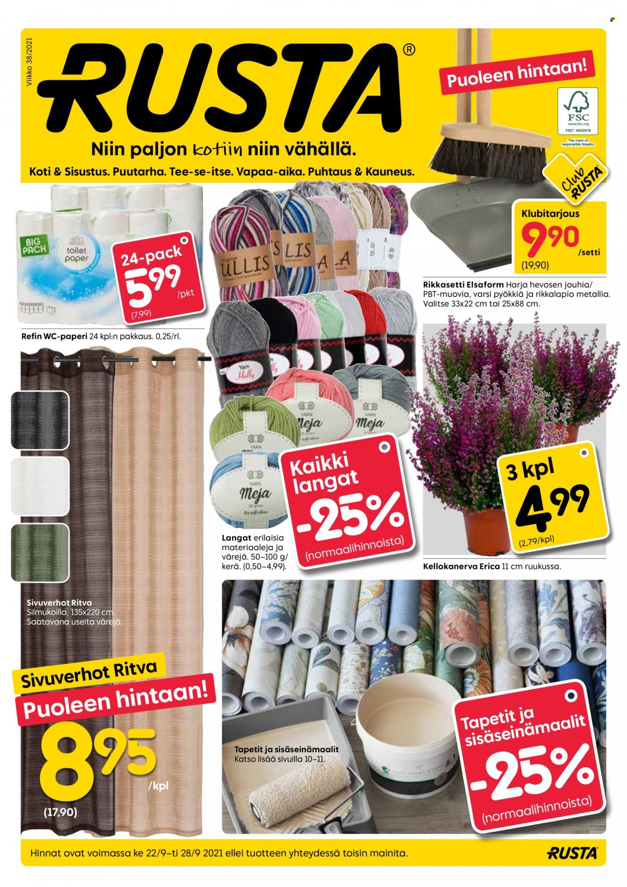 Rusta tarjoukset - 22.09.2021 - 28.09.2021. Sivu 1