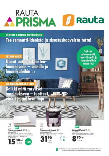 Prisma tarjoukset  - 23.09.2021 - 03.10.2021.