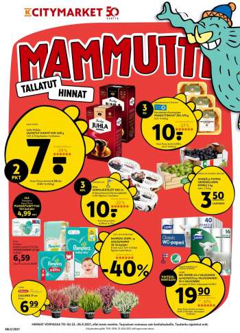 K-citymarket tarjoukset  - 23.09.2021 - 26.09.2021.