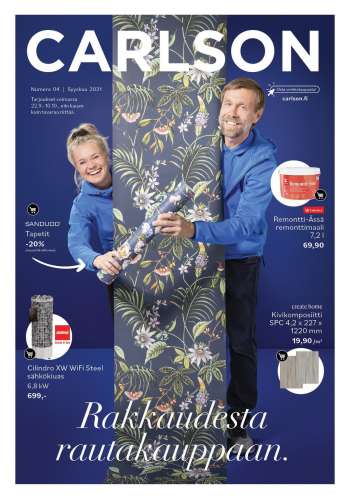 Carlson tarjoukset  - 22.09.2021 - 10.10.2021.