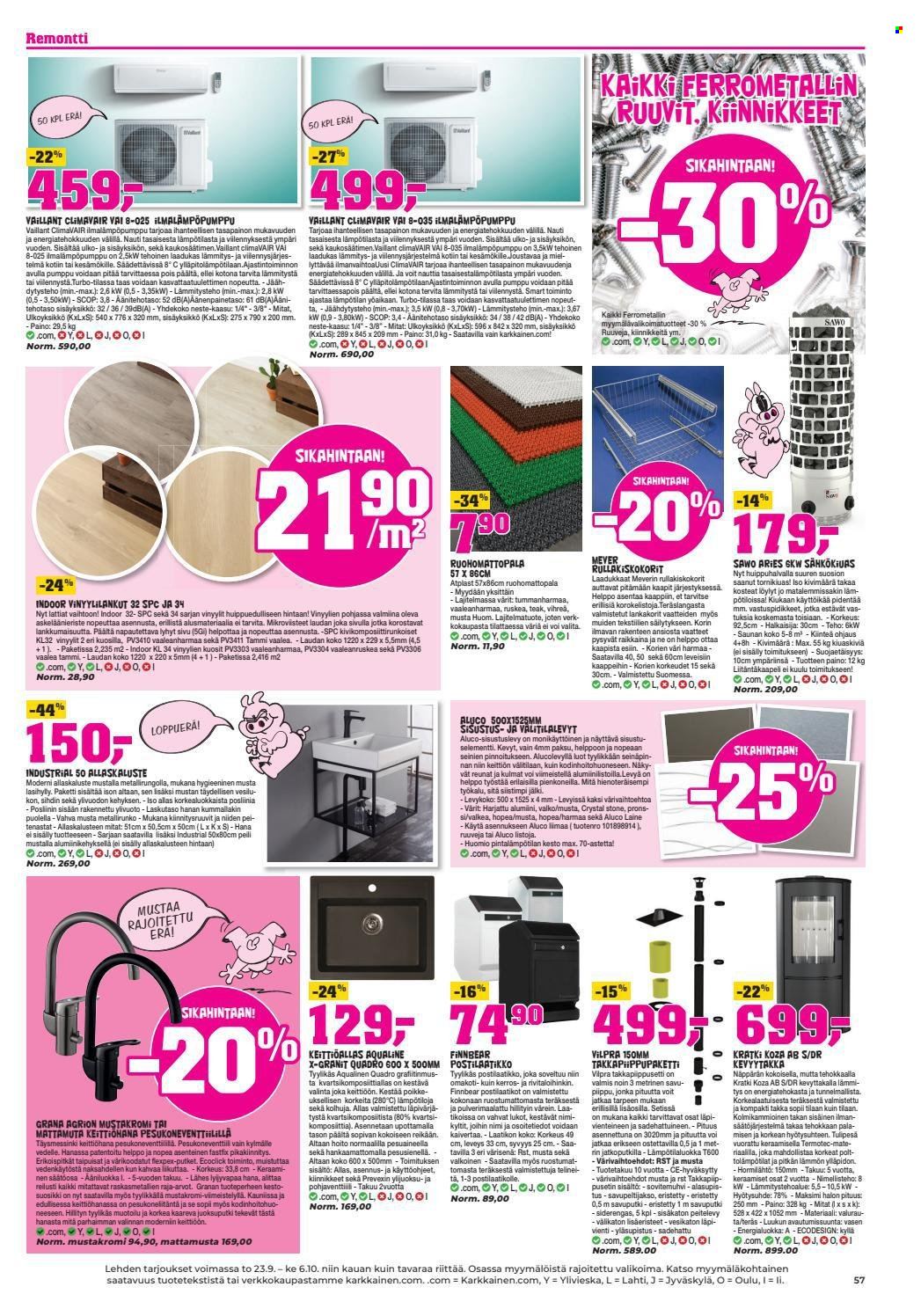 Kärkkäinen tarjoukset - 23.09.2021 - 06.10.2021. Sivu 49