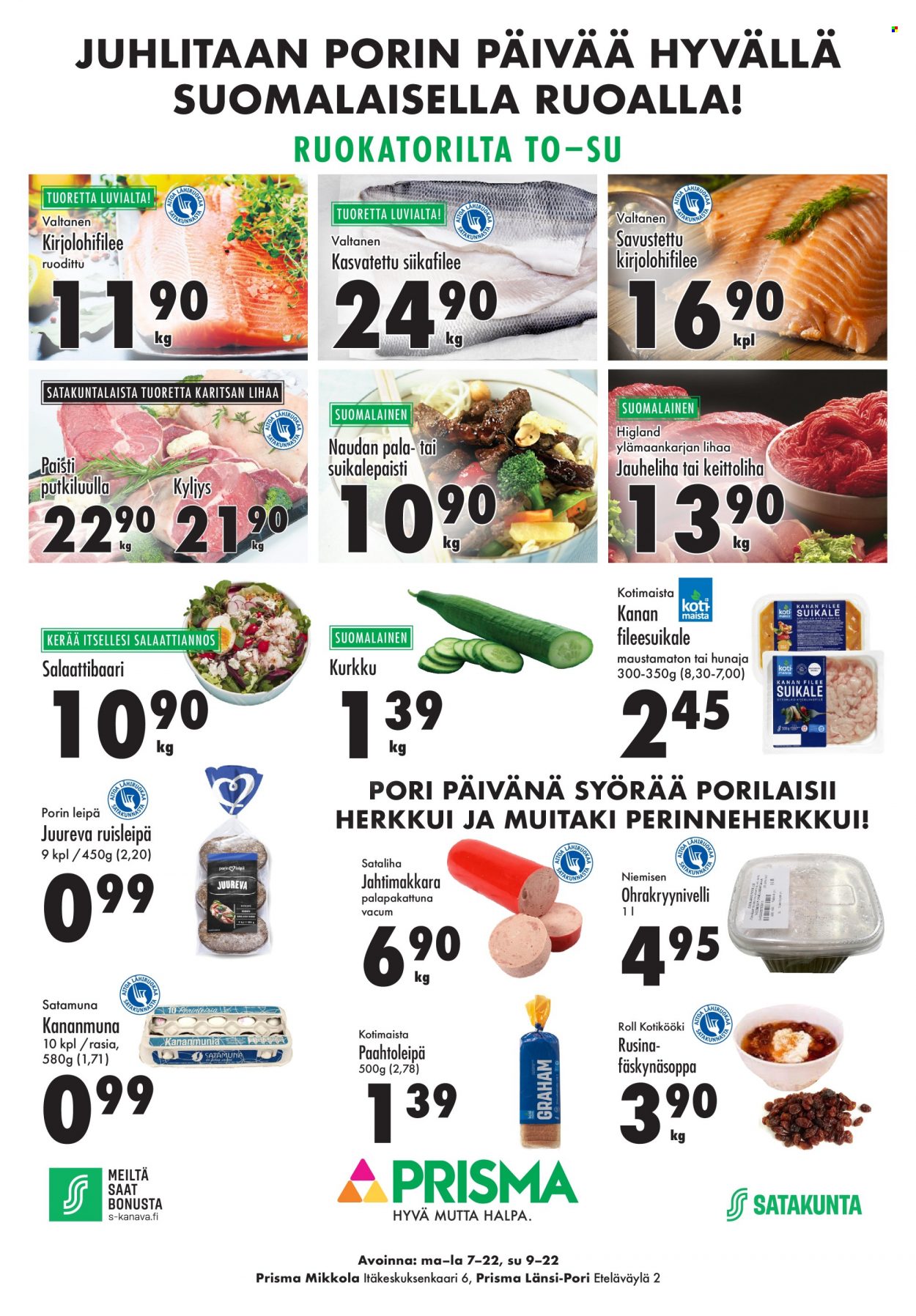 Prisma tarjoukset - 23.09.2021 - 26.09.2021. Sivu 1
