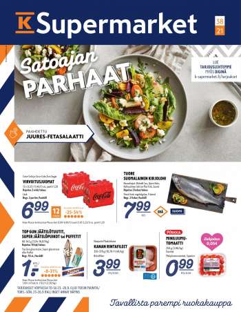 K-Supermarket tarjoukset  - 23.09.2021 - 26.09.2021.