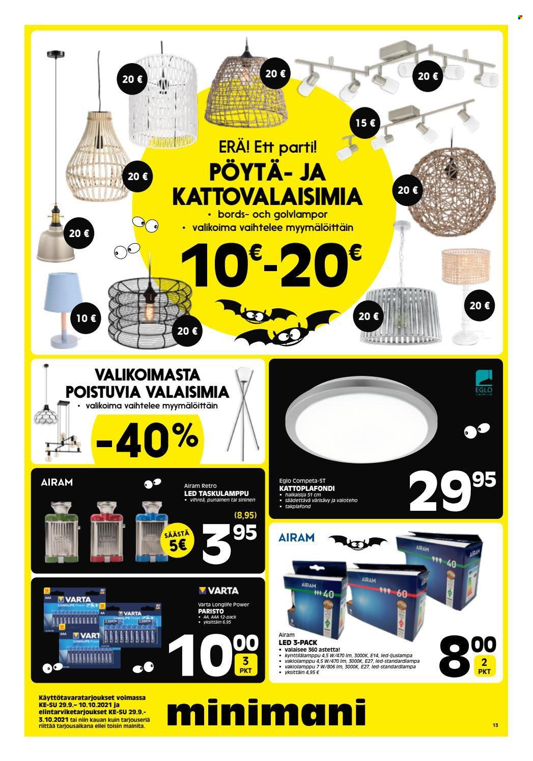 Minimani tarjoukset - 29.09.2021 - 10.10.2021. Sivu 13