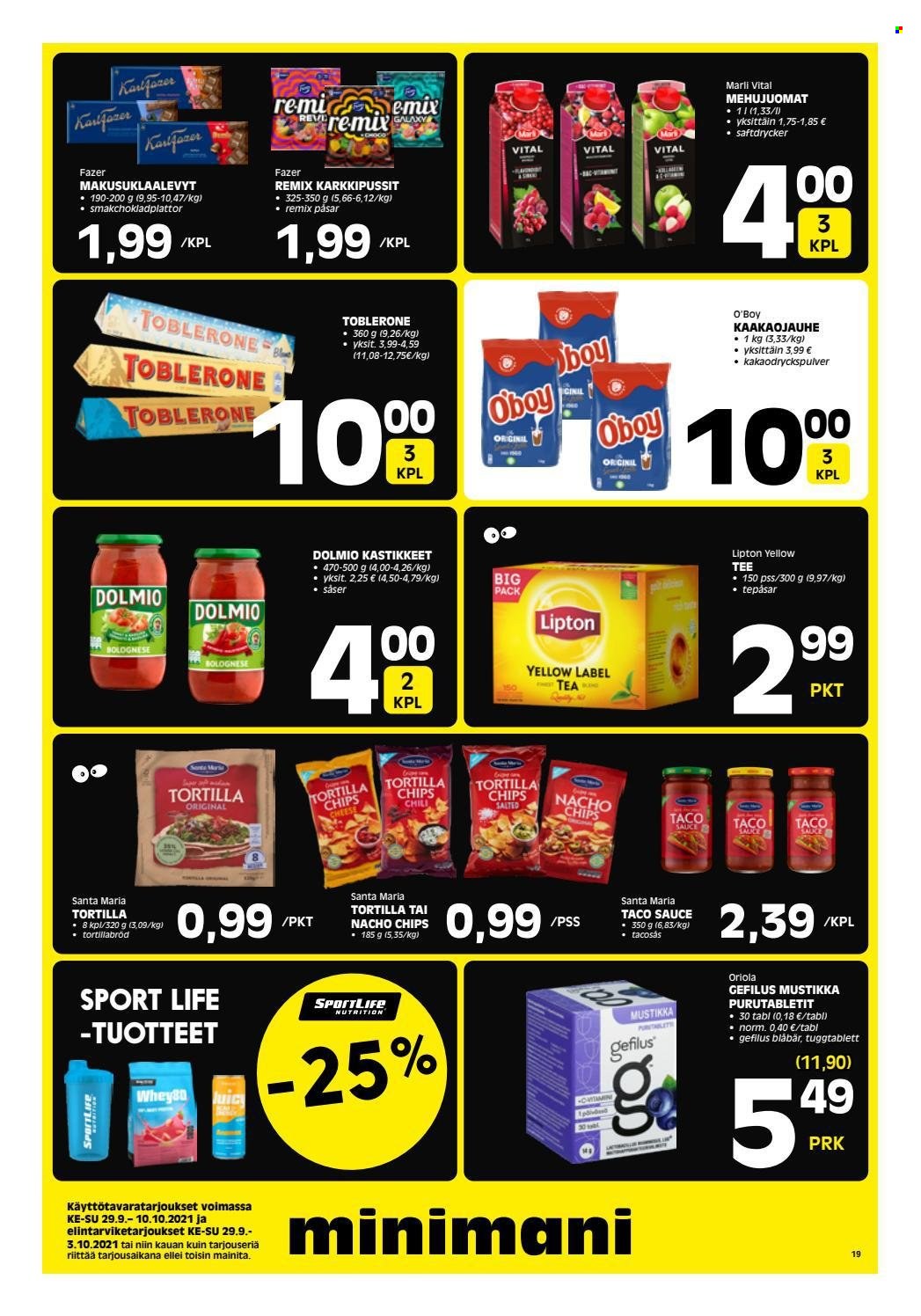 Minimani tarjoukset - 29.09.2021 - 10.10.2021. Sivu 19