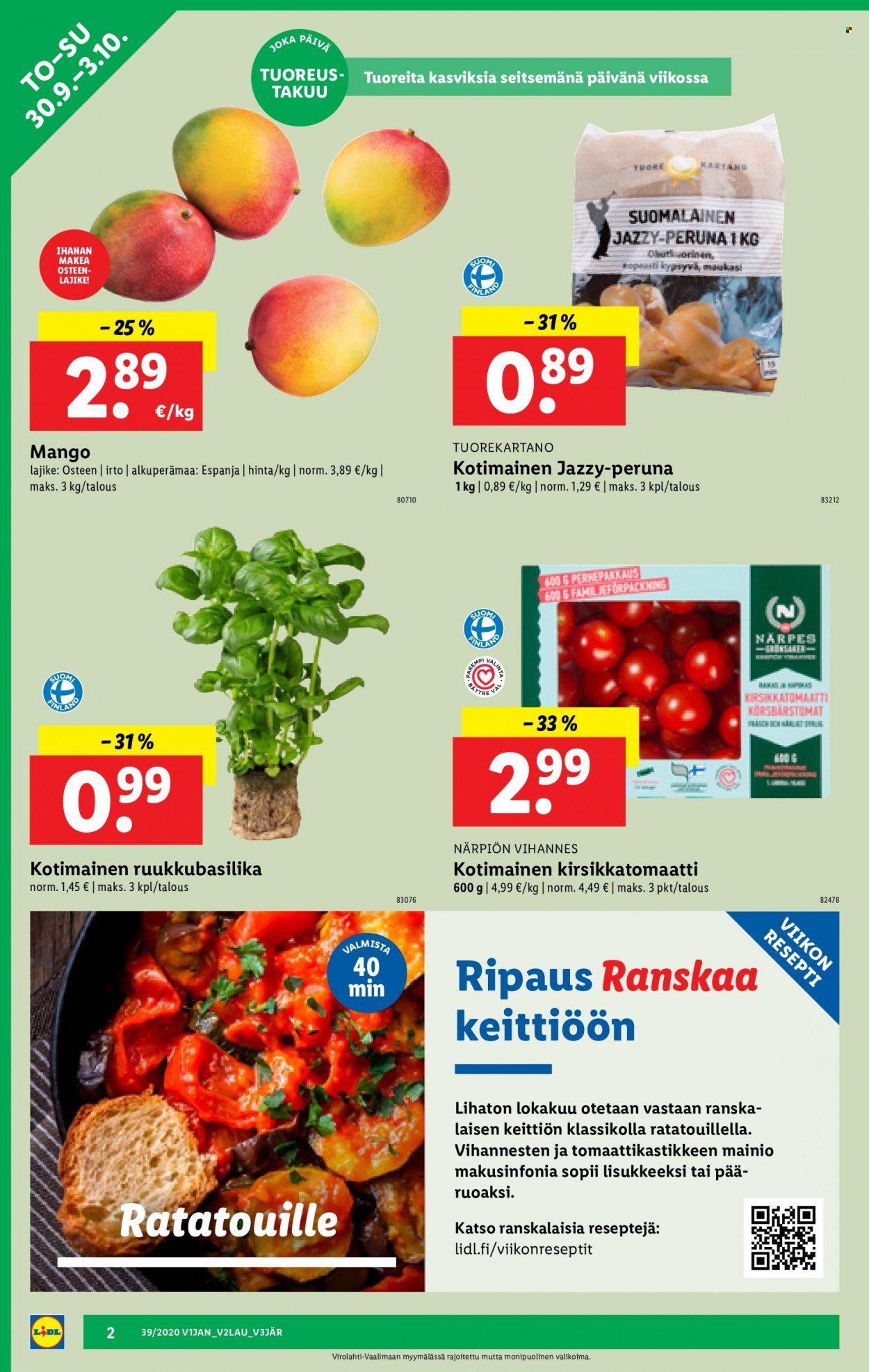 Lidl tarjoukset - 30.09.2021 - 06.10.2021. Sivu 2