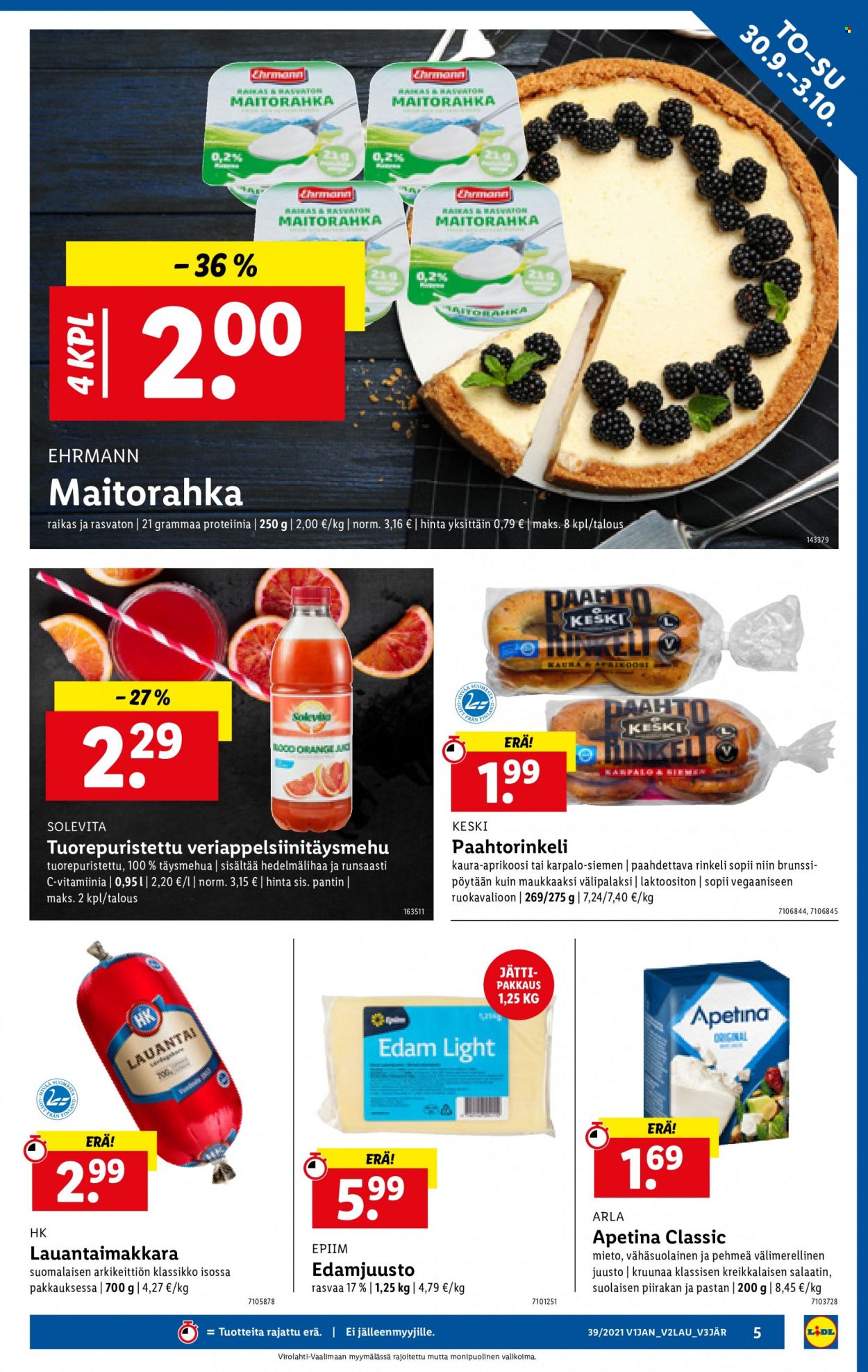 Lidl tarjoukset - 30.09.2021 - 06.10.2021. Sivu 5