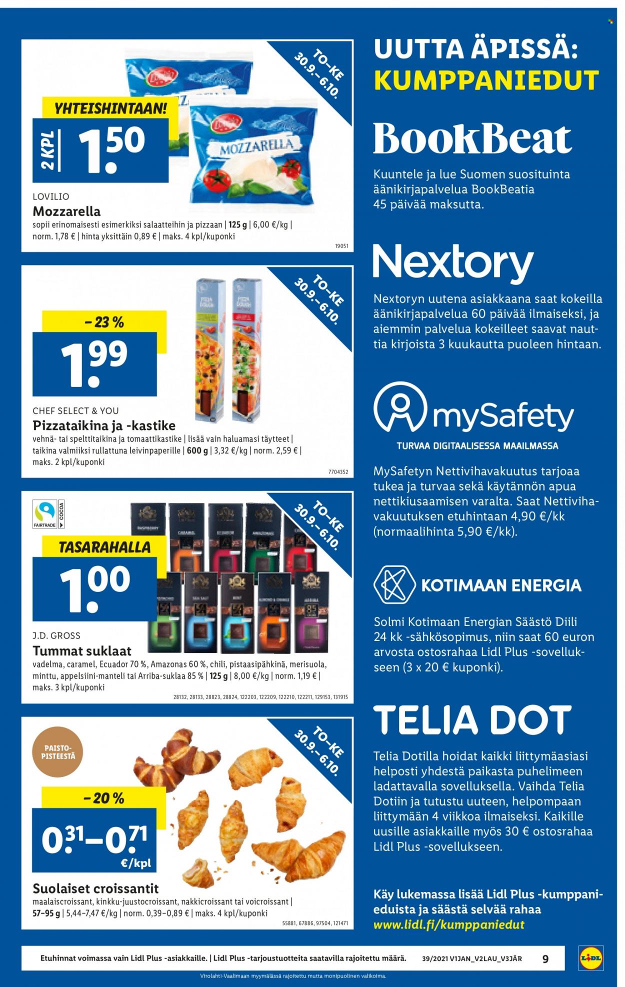 Lidl tarjoukset - 30.09.2021 - 06.10.2021. Sivu 9