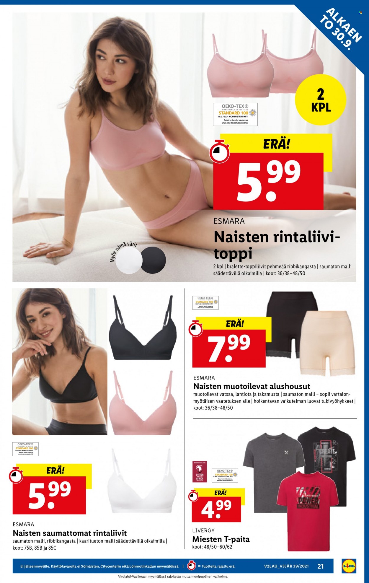Lidl tarjoukset - 30.09.2021 - 06.10.2021. Sivu 21