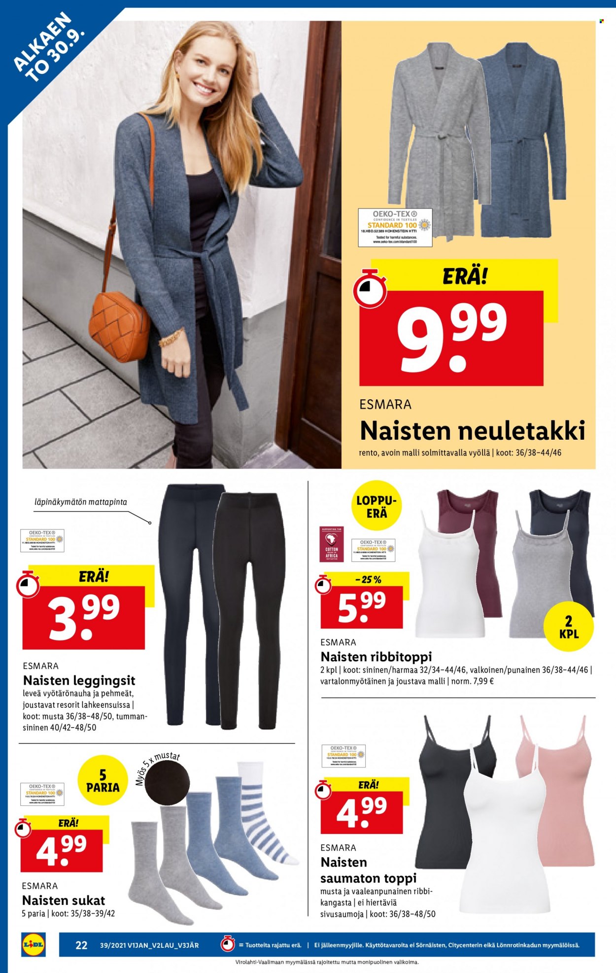 Lidl tarjoukset - 30.09.2021 - 06.10.2021. Sivu 22