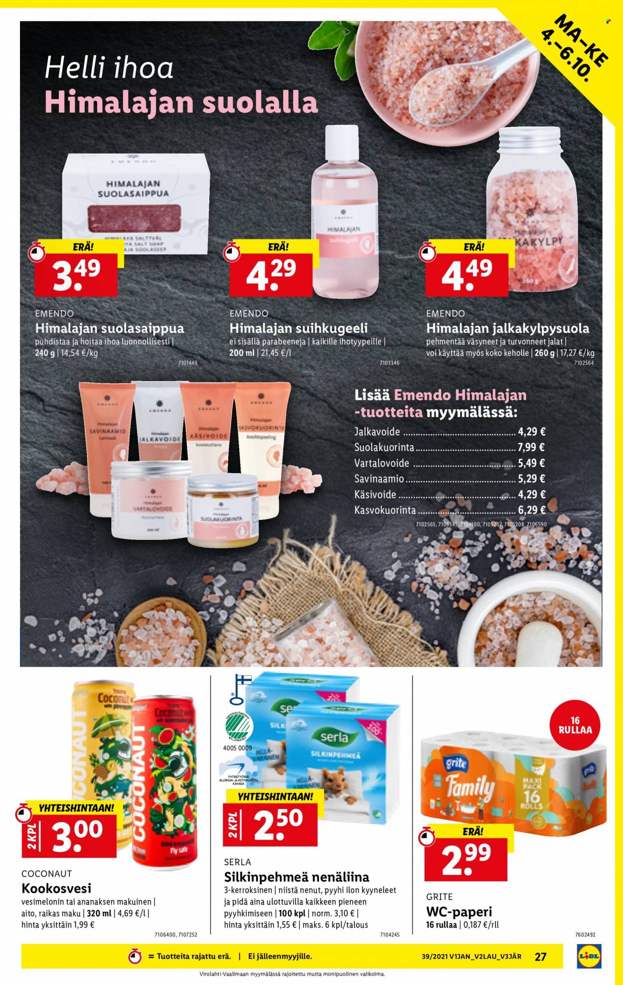 Lidl tarjoukset - 30.09.2021 - 06.10.2021. Sivu 27