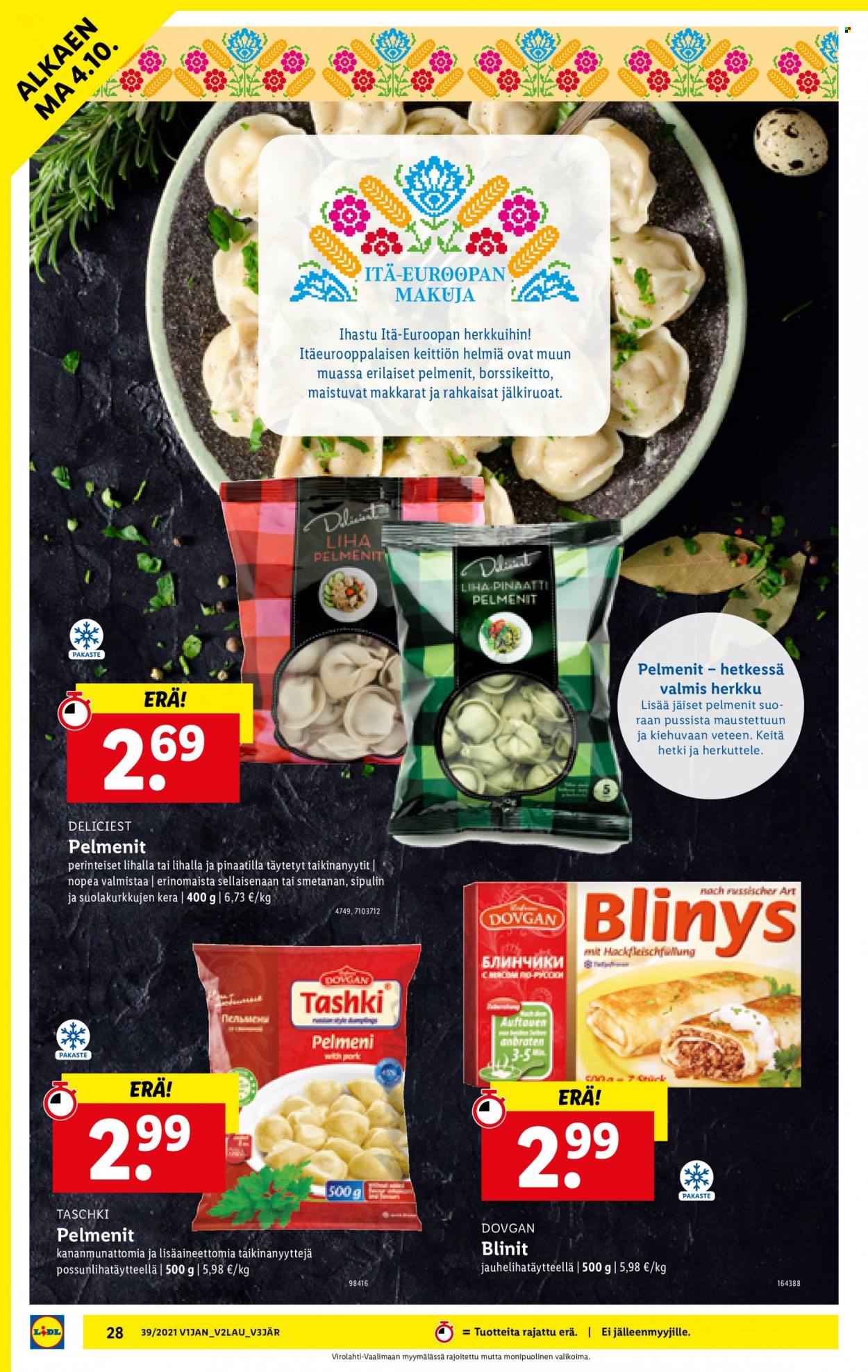 Lidl tarjoukset - 30.09.2021 - 06.10.2021. Sivu 28