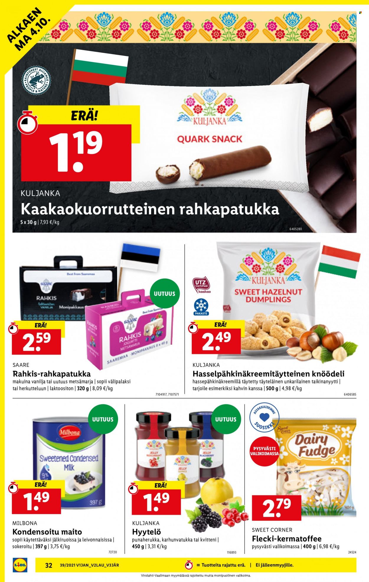 Lidl tarjoukset - 30.09.2021 - 06.10.2021. Sivu 32
