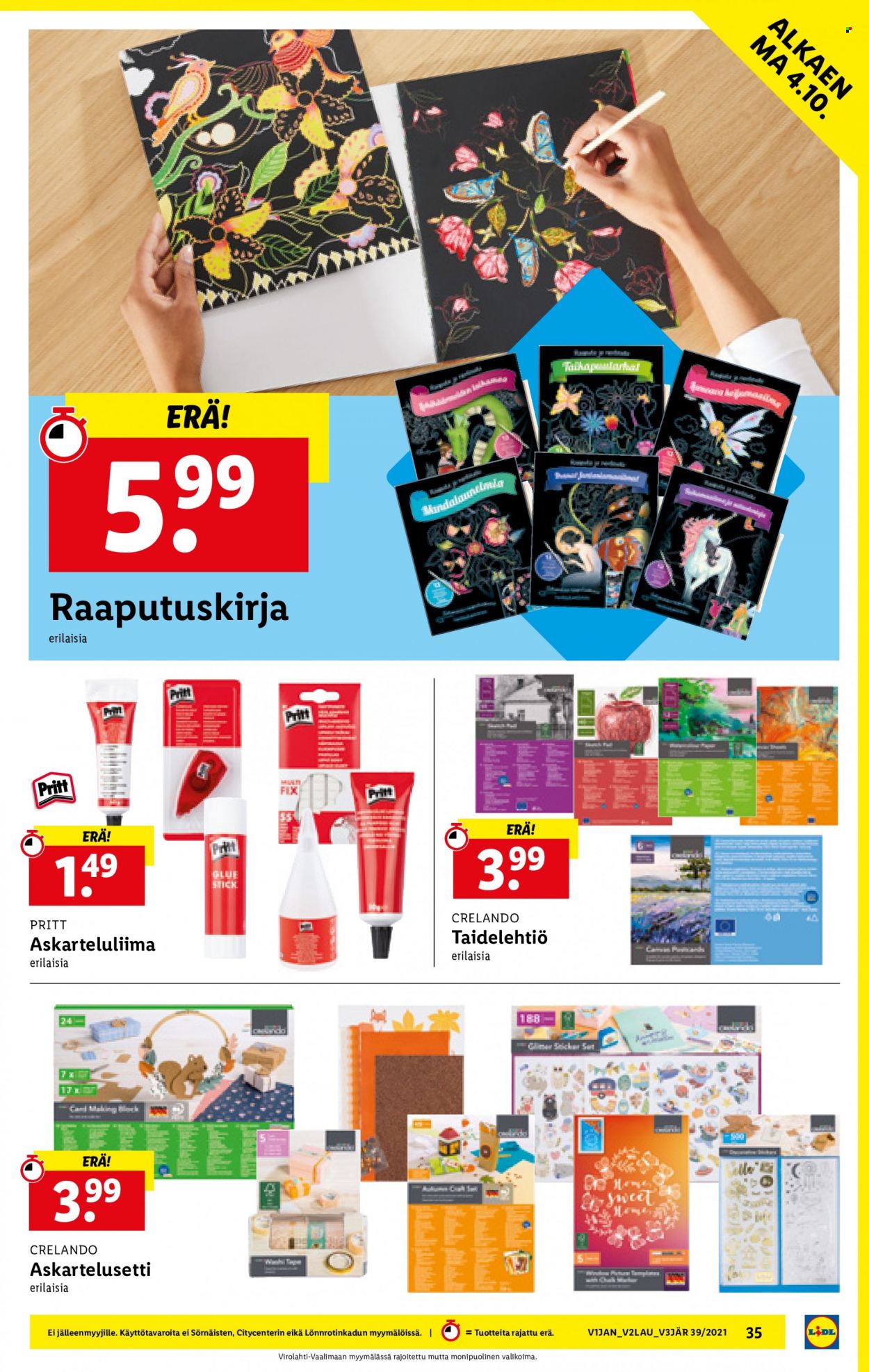 Lidl tarjoukset - 30.09.2021 - 06.10.2021. Sivu 35
