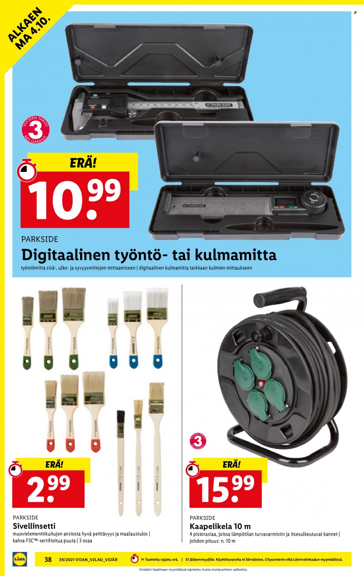 Lidl tarjoukset - 30.09.2021 - 06.10.2021. Sivu 38