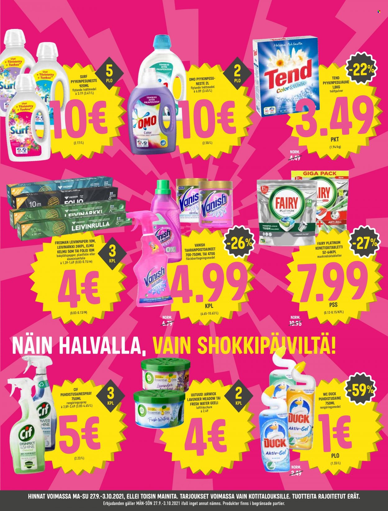 HalpaHalli tarjoukset - 27.09.2021 - 03.10.2021. Sivu 11