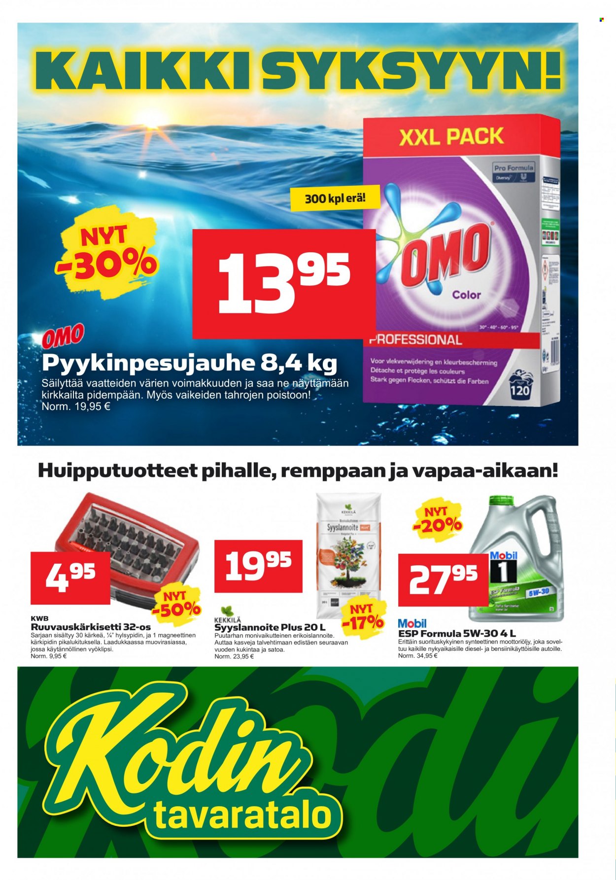 Kodintavaratalo tarjoukset - 27.09.2021 - 06.10.2021. Sivu 1