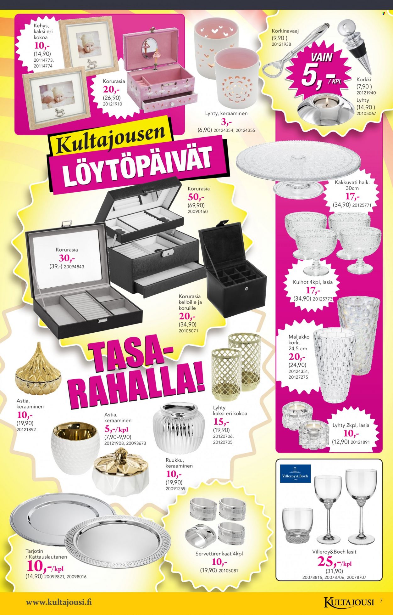 Kultajousi tarjoukset - 27.09.2021 - 24.10.2021. Sivu 7