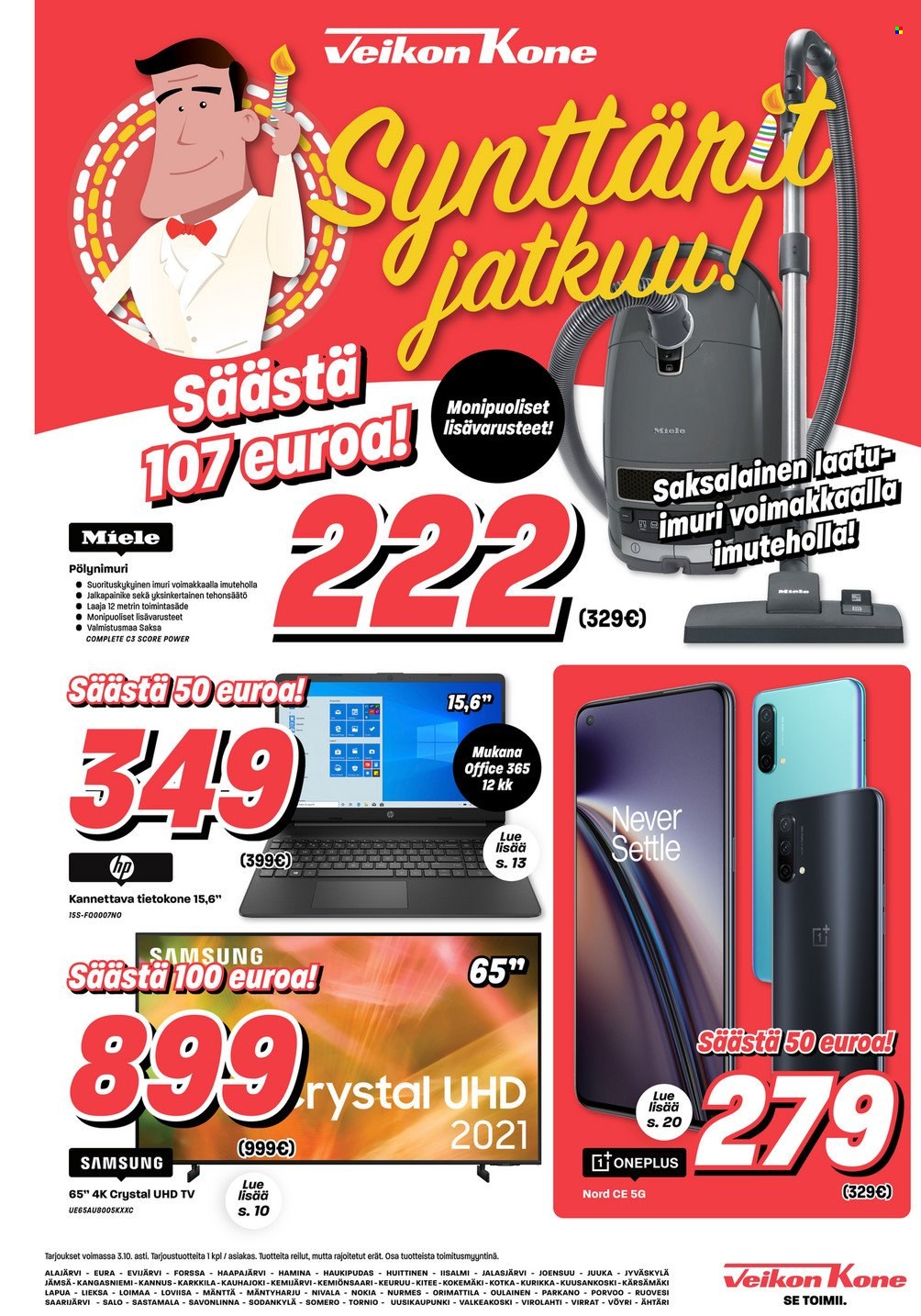 Veikon Kone tarjoukset - 27.09.2021 - 03.10.2021. Sivu 1