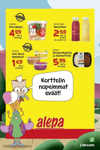 Alepa tarjoukset  - 28.09.2021 - 04.10.2021.