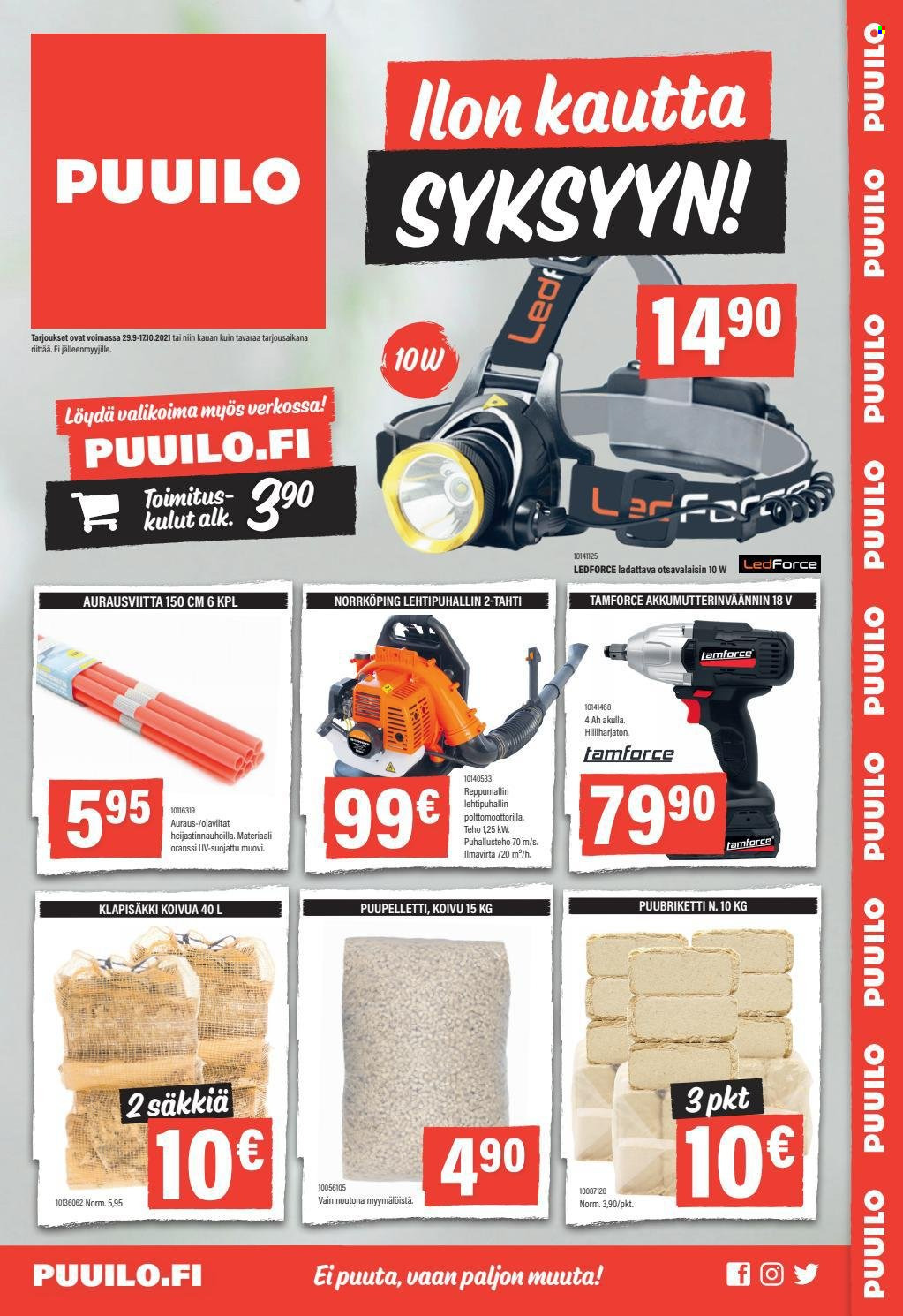 Puuilo tarjoukset - 29.09.2021 - 17.10.2021. Sivu 1