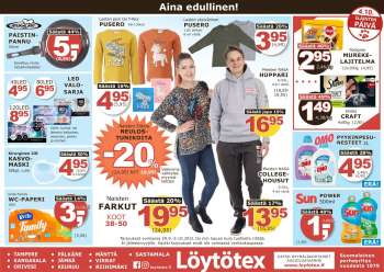 Löytötex tarjoukset  - 29.09.2021 - 05.10.2021.