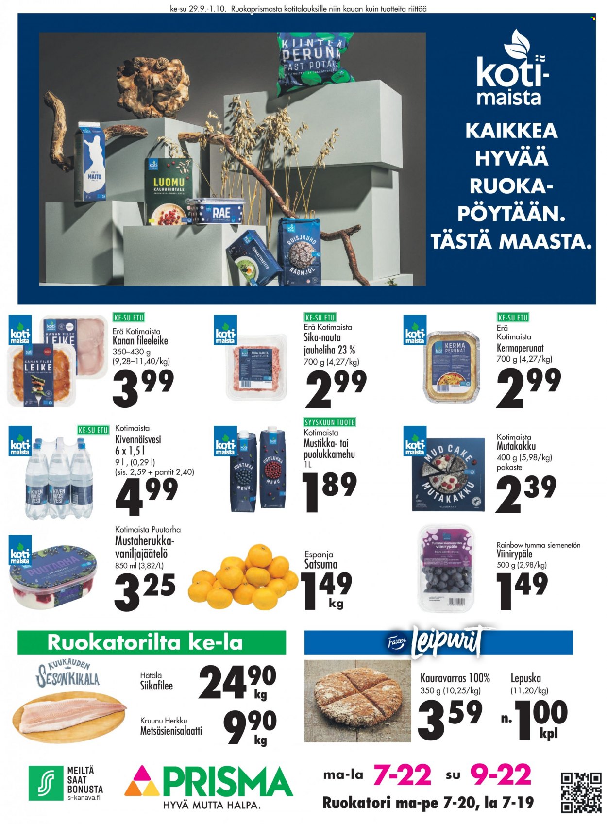 Prisma tarjoukset - 29.09.2021 - 03.10.2021. Sivu 1