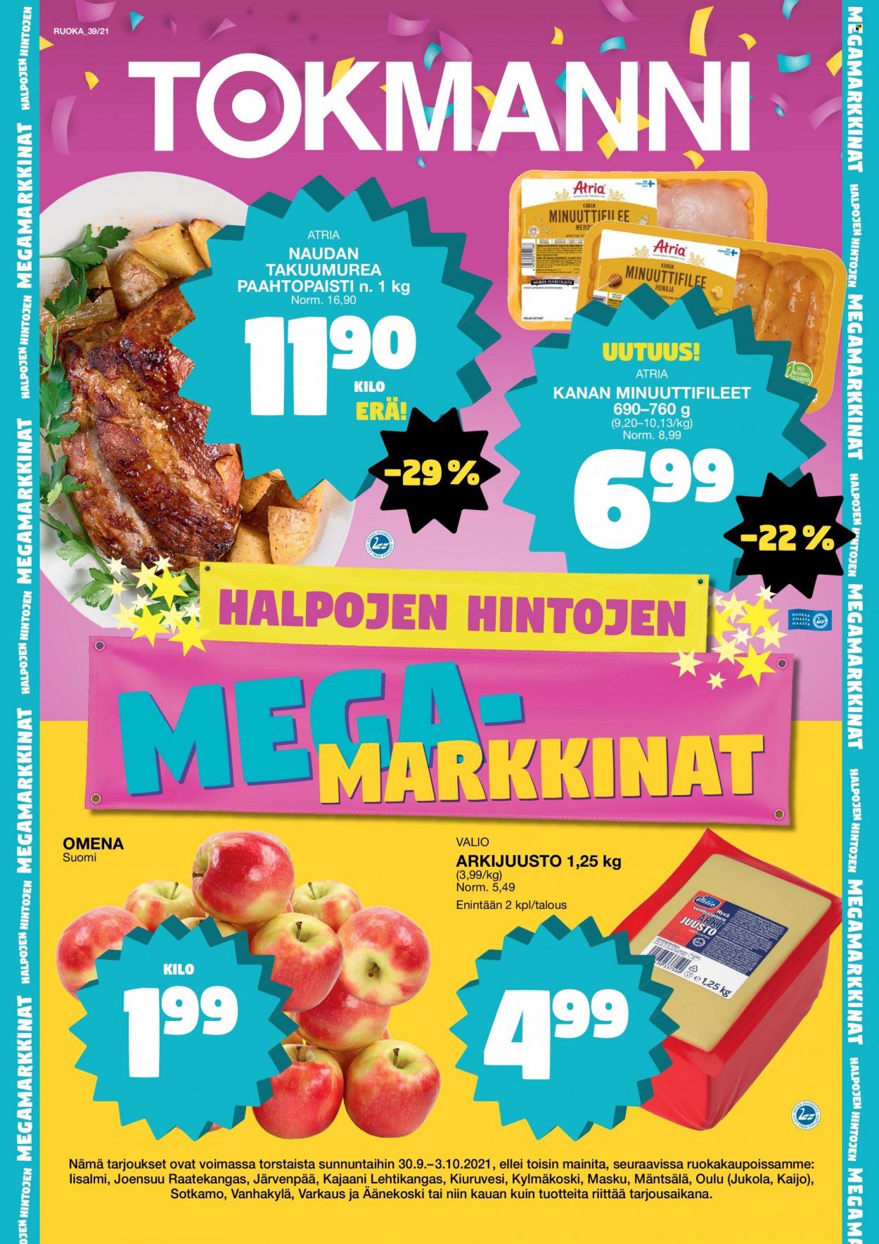 Tokmanni tarjoukset - 30.09.2021 - 03.10.2021. Sivu 1