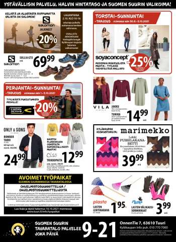Tuuri tarjoukset  - 30.09.2021 - 06.10.2021.