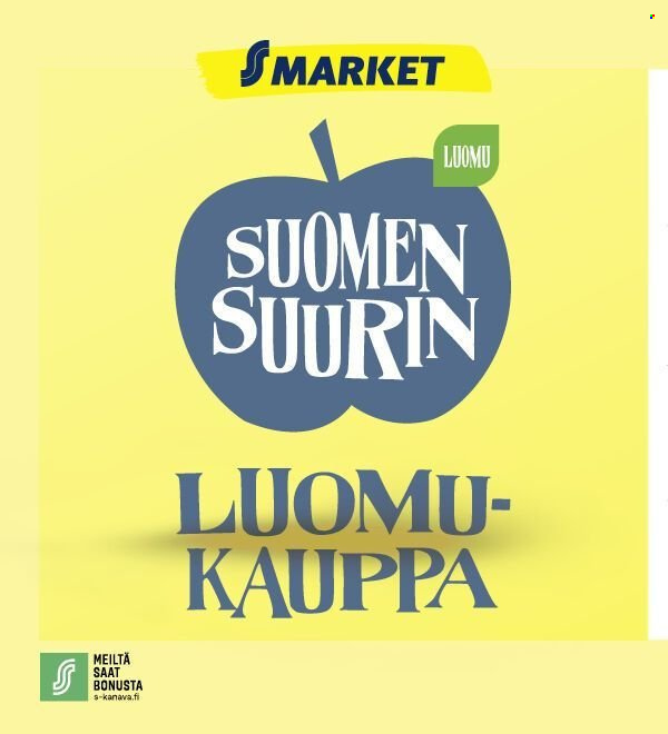 S-market tarjoukset - 29.09.2021 - 05.10.2021. Sivu 1