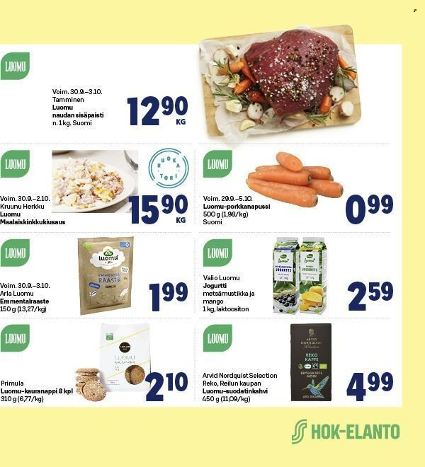S-market tarjoukset - 29.09.2021 - 05.10.2021. Sivu 2