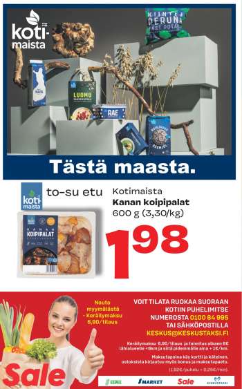 Sale tarjoukset  - 30.09.2021 - 03.10.2021.