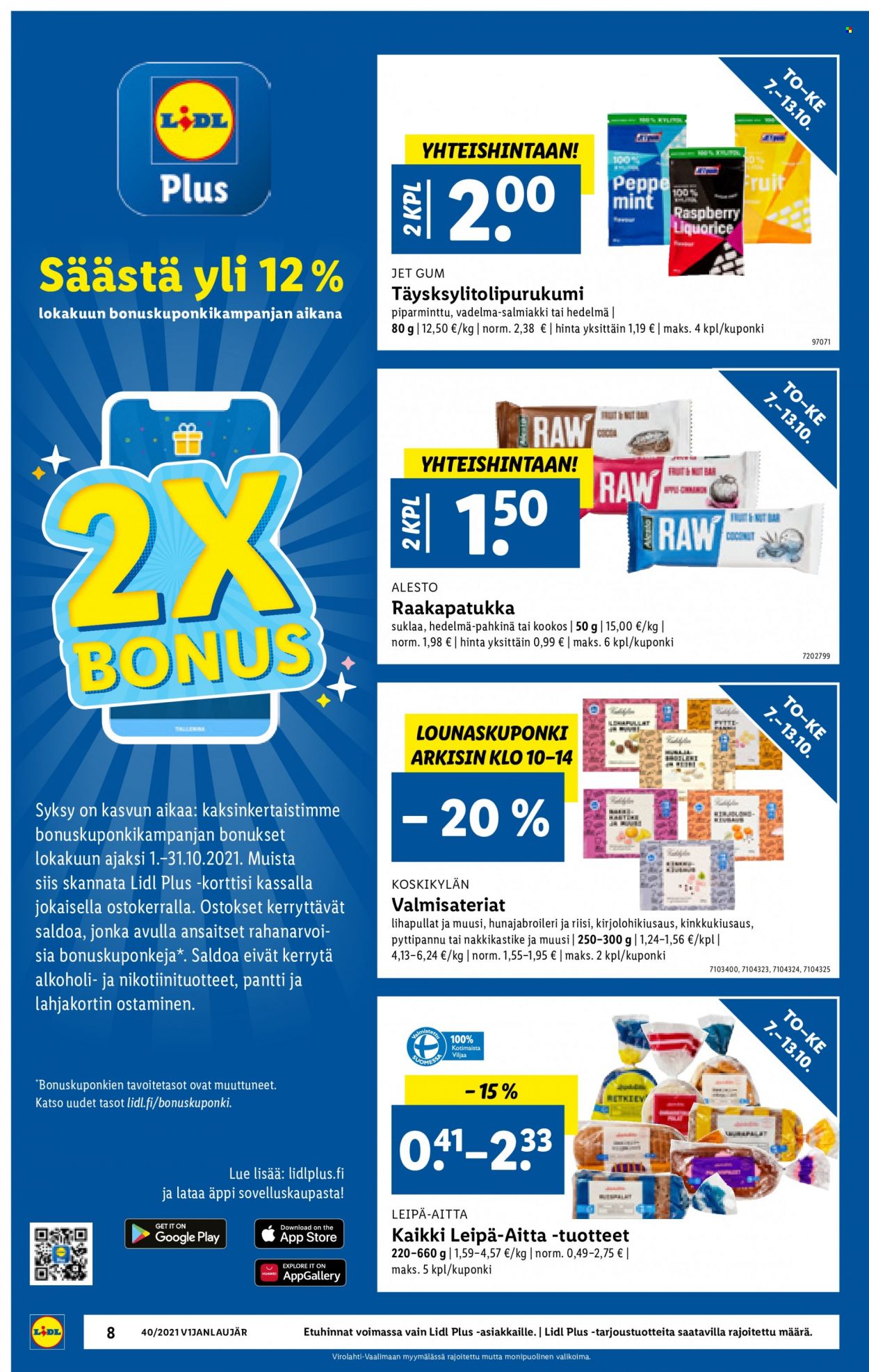 Lidl tarjoukset - 07.10.2021 - 13.10.2021. Sivu 8