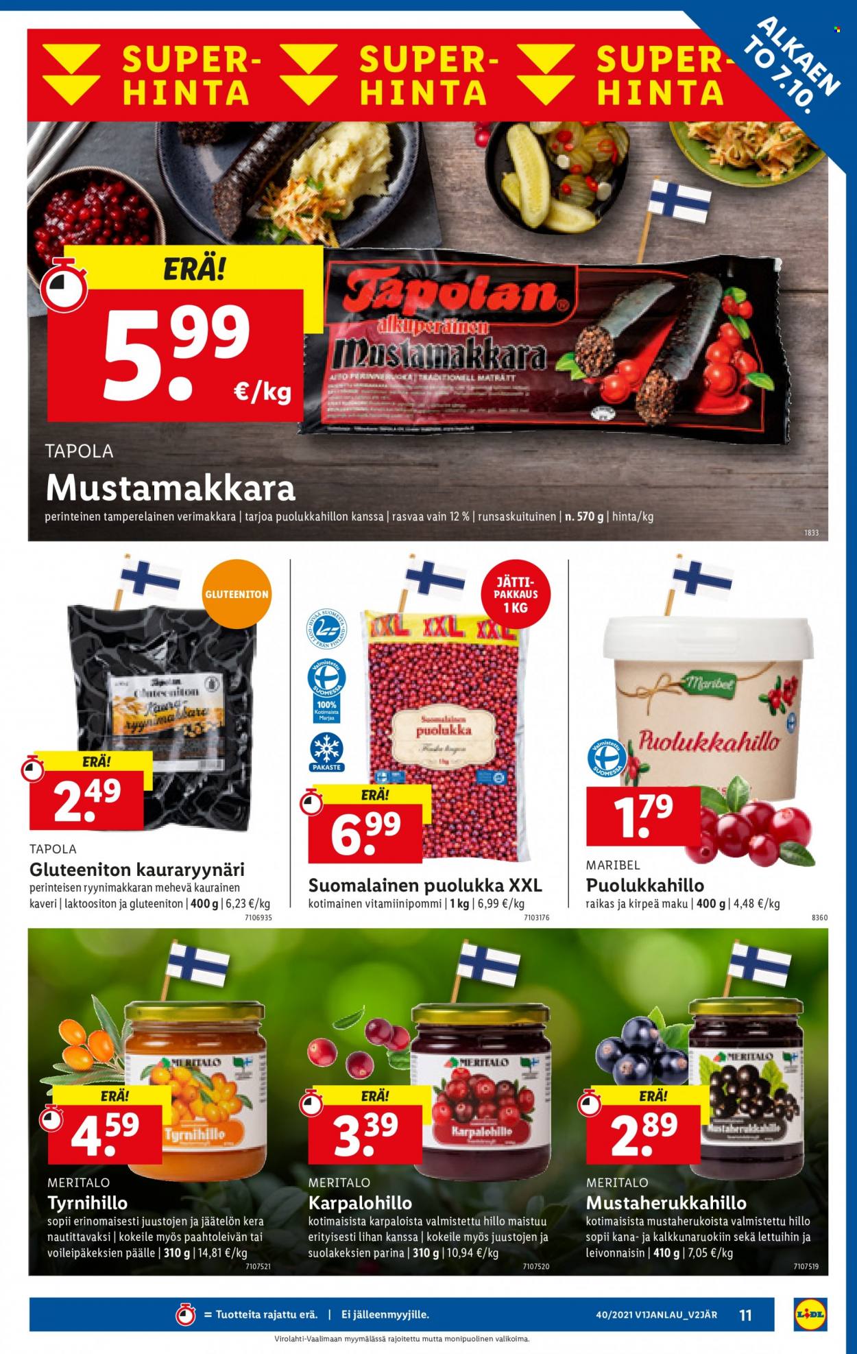 Lidl tarjoukset - 07.10.2021 - 13.10.2021. Sivu 11