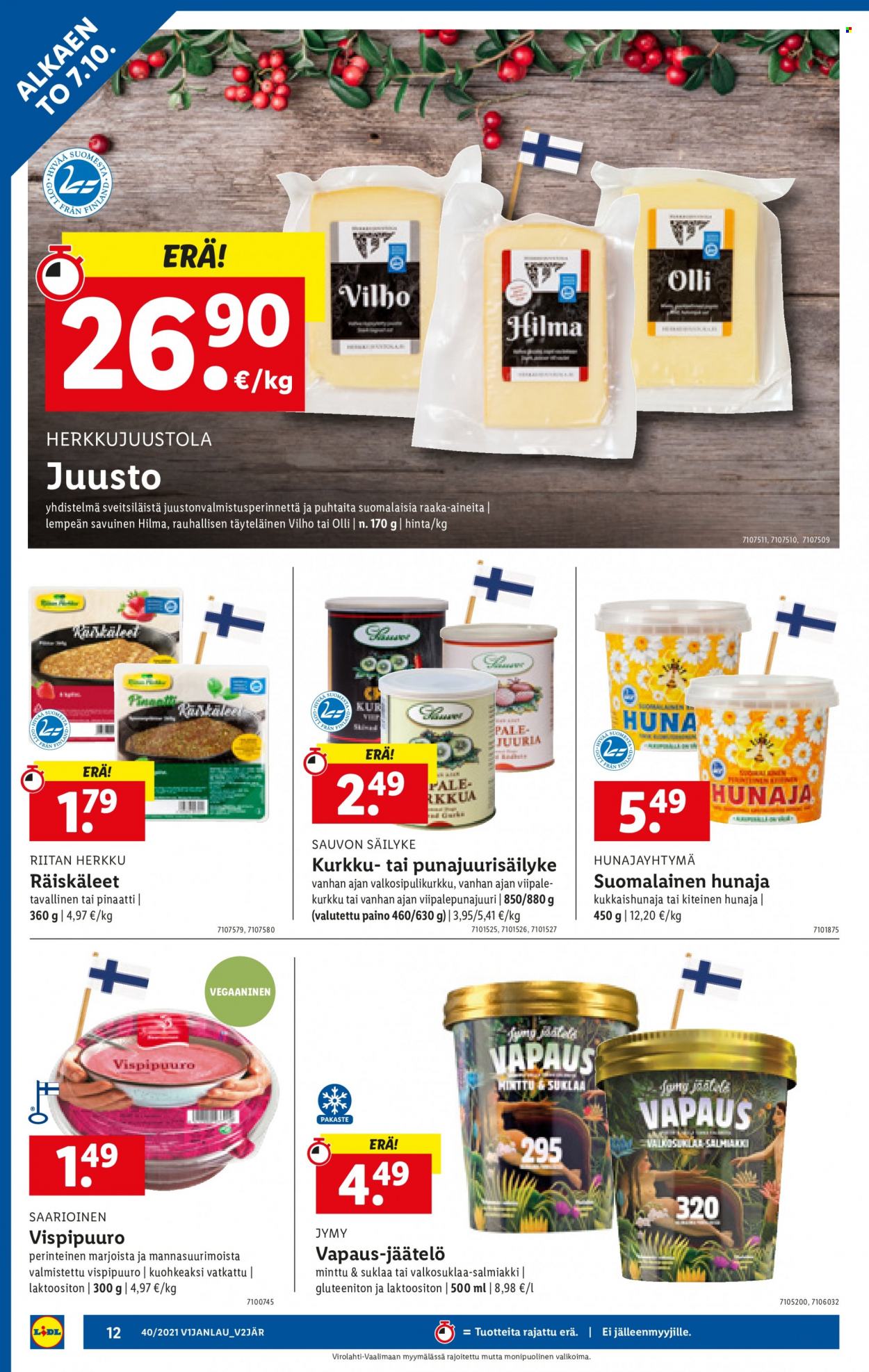 Lidl tarjoukset - 07.10.2021 - 13.10.2021. Sivu 12