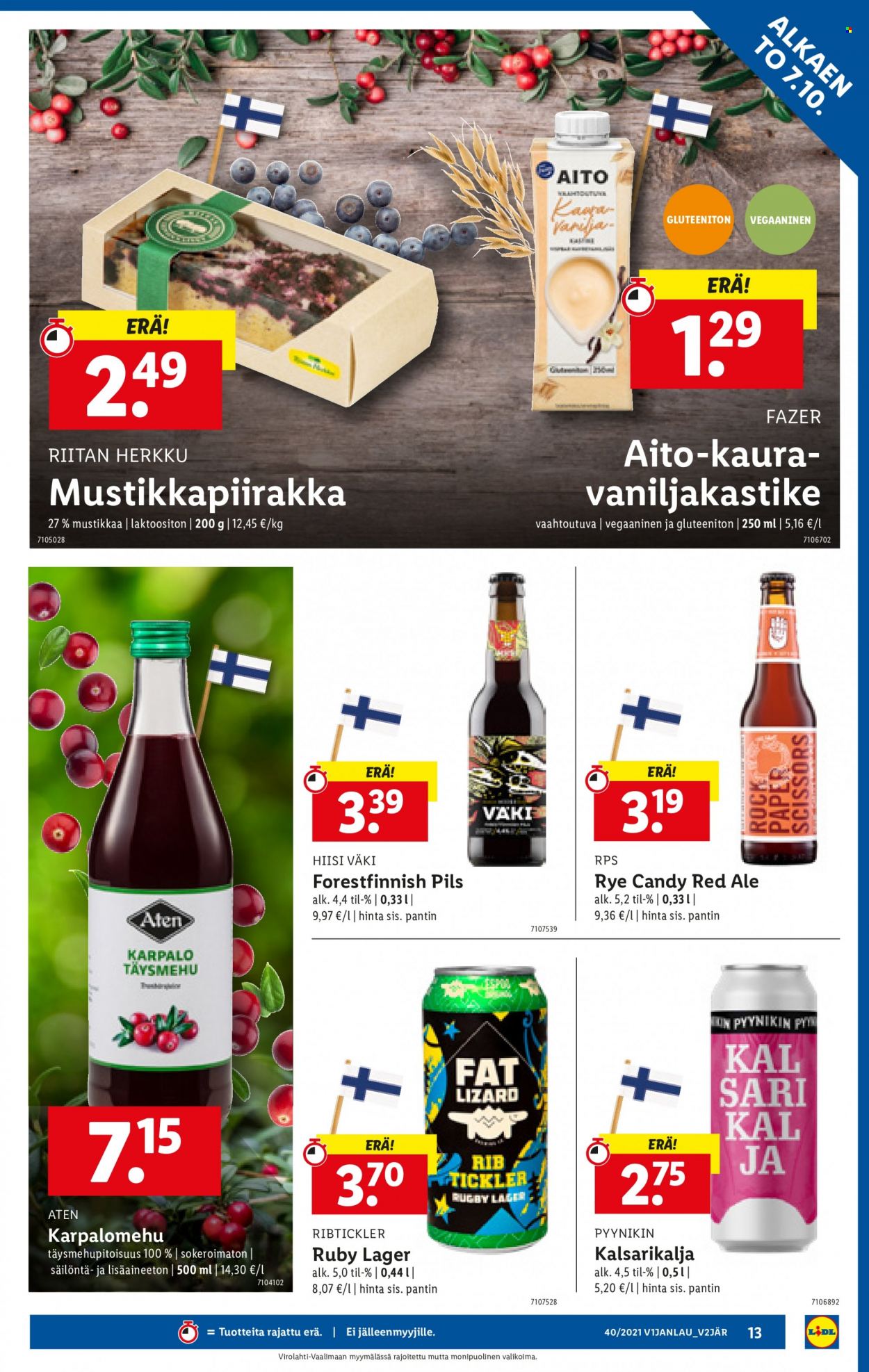 Lidl tarjoukset - 07.10.2021 - 13.10.2021. Sivu 13