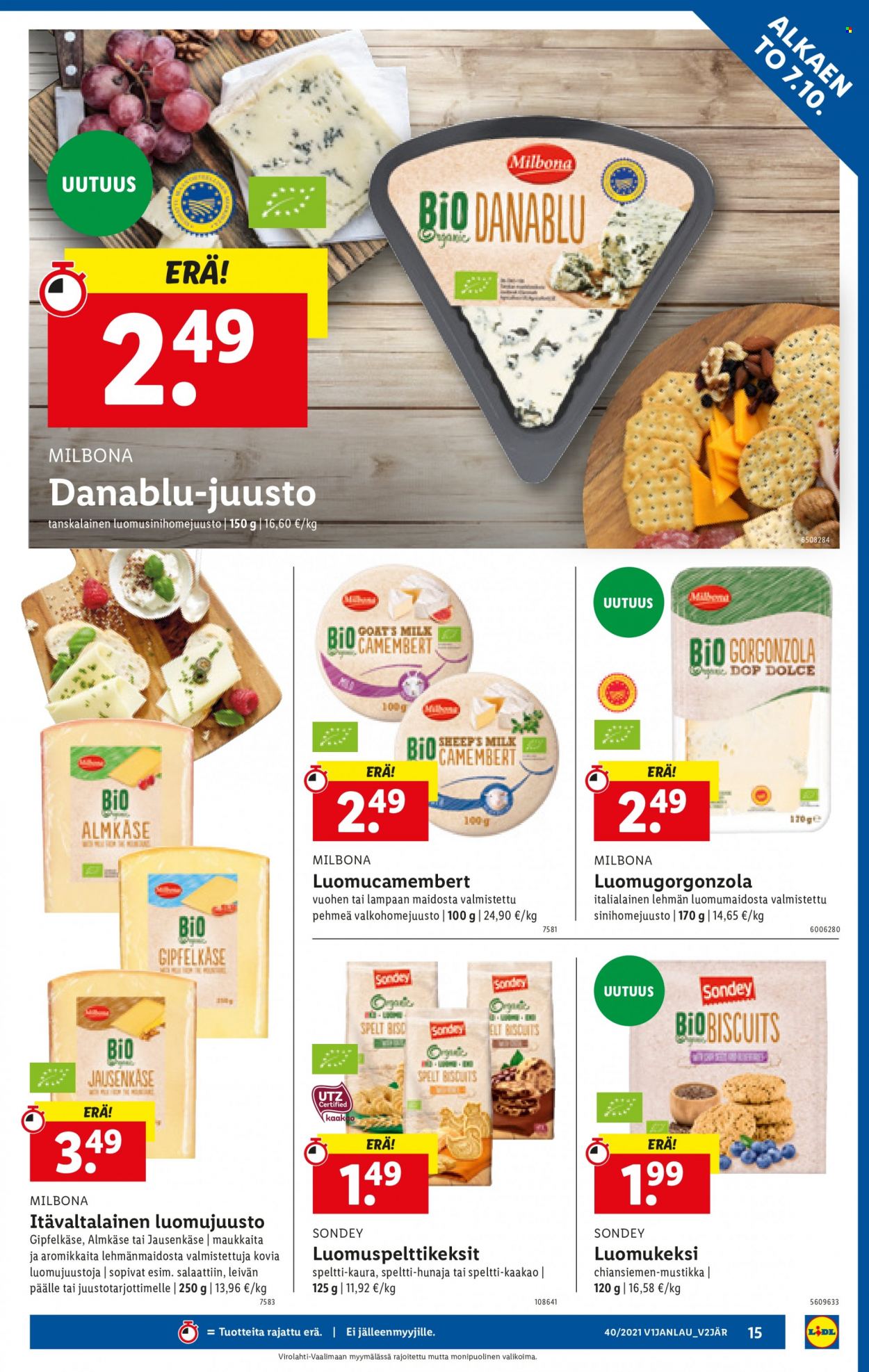 Lidl tarjoukset - 07.10.2021 - 13.10.2021. Sivu 15