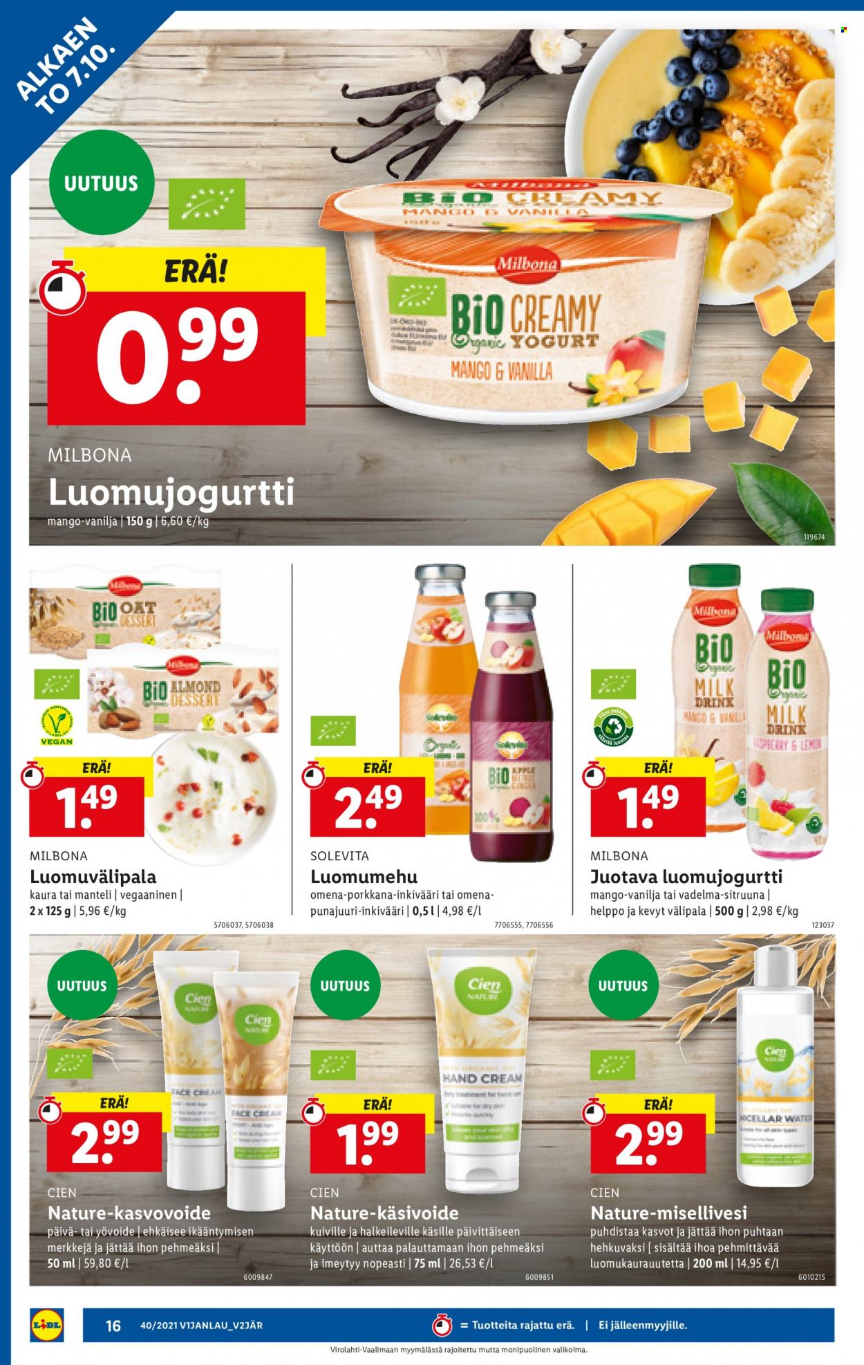 Lidl tarjoukset - 07.10.2021 - 13.10.2021. Sivu 16