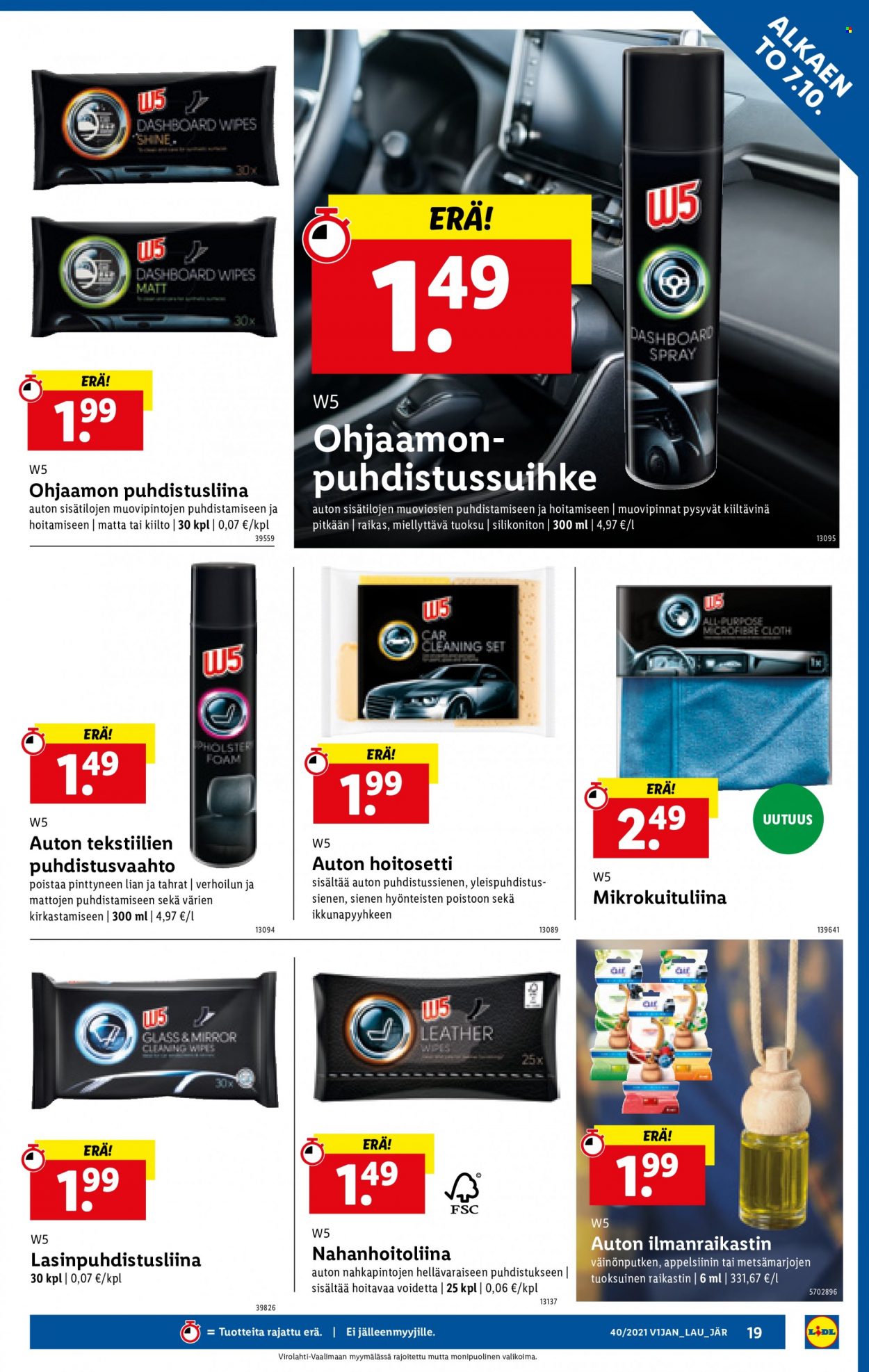Lidl tarjoukset - 07.10.2021 - 13.10.2021. Sivu 19