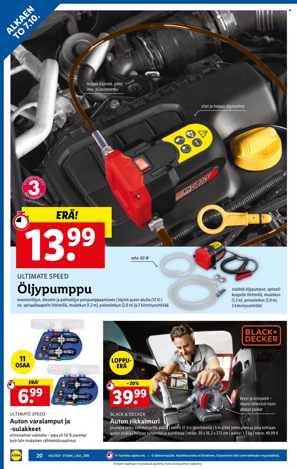 Lidl tarjoukset - 07.10.2021 - 13.10.2021. Sivu 20