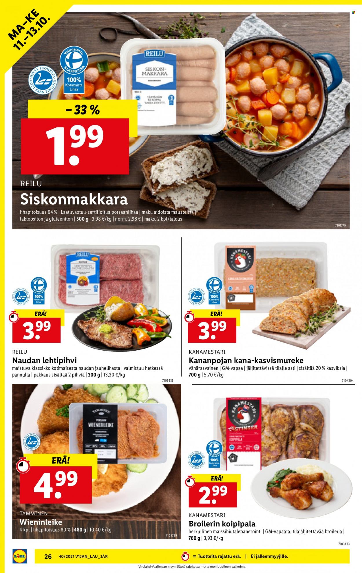Lidl tarjoukset - 07.10.2021 - 13.10.2021. Sivu 26