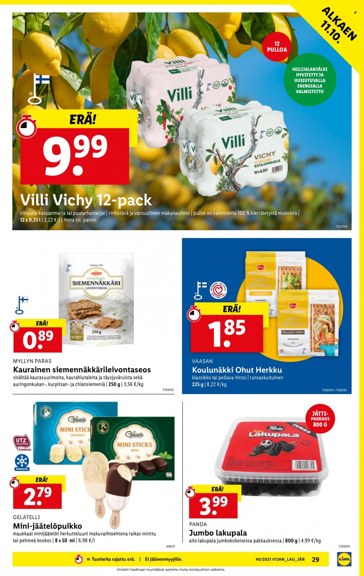 Lidl tarjoukset - 07.10.2021 - 13.10.2021. Sivu 29