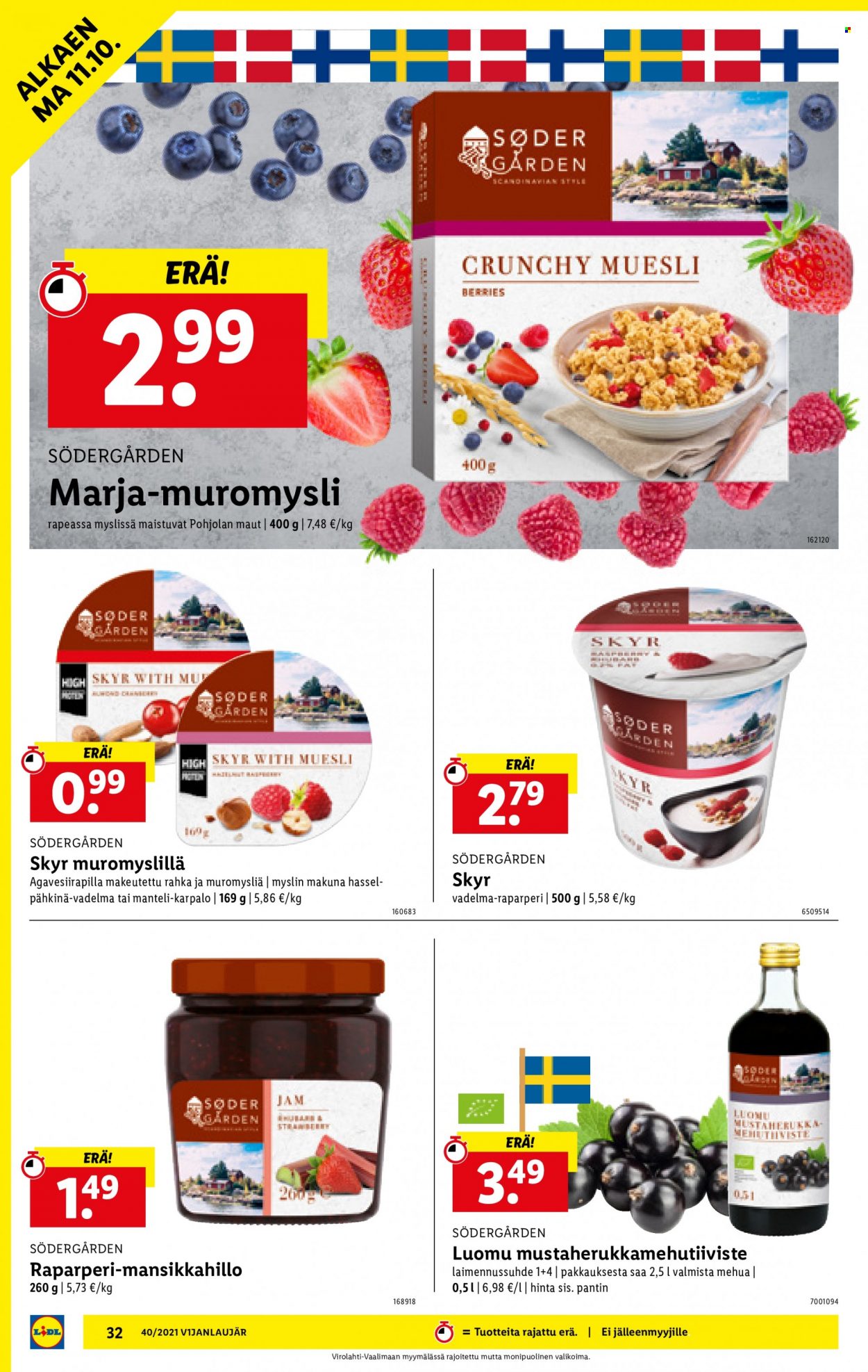 Lidl tarjoukset - 07.10.2021 - 13.10.2021. Sivu 32