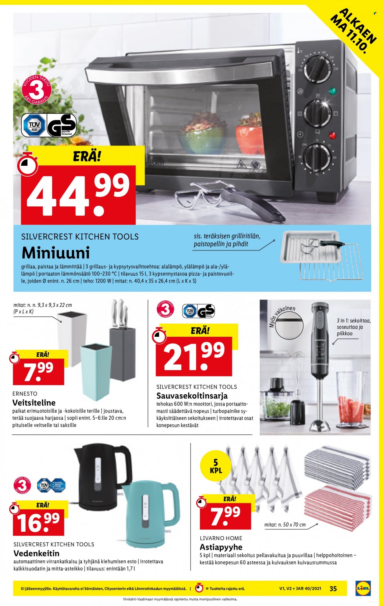 Lidl tarjoukset - 07.10.2021 - 13.10.2021. Sivu 35