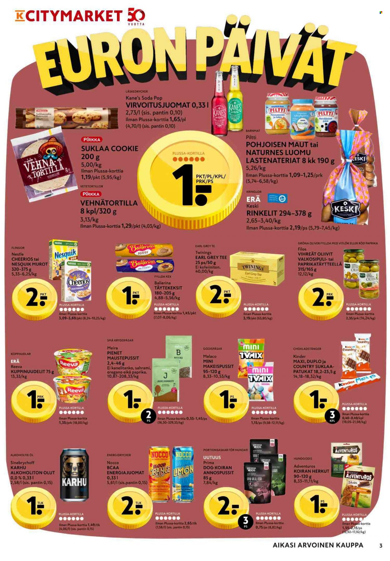 K-citymarket tarjoukset - 04.10.2021 - 06.10.2021. Sivu 3