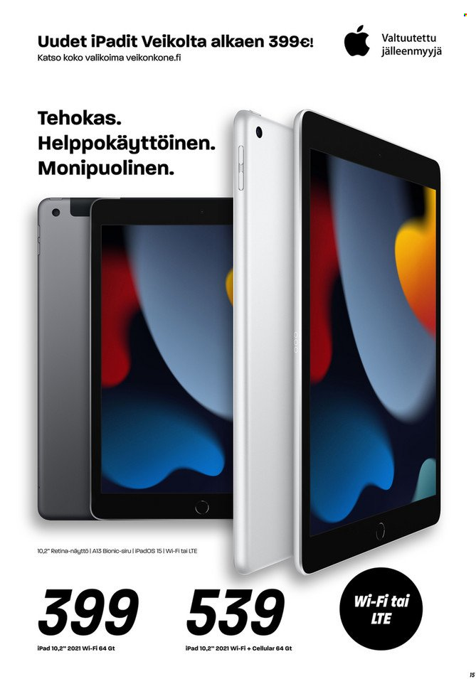 Veikon Kone tarjoukset - 04.10.2021 - 17.10.2021. Sivu 15