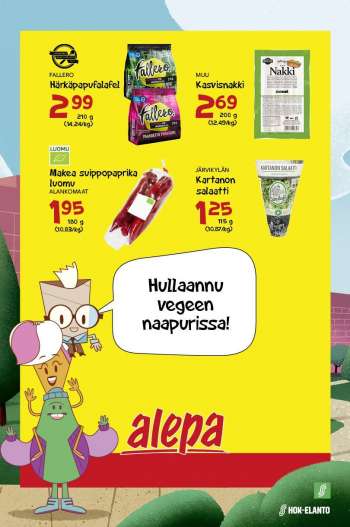 Alepa tarjoukset  - 05.10.2021 - 11.10.2021.