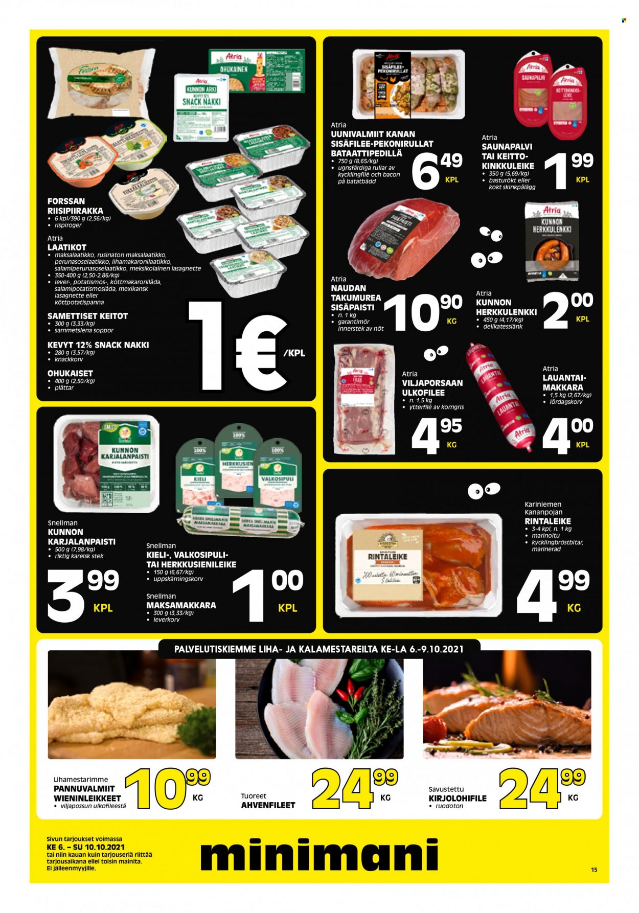 Minimani tarjoukset - 06.10.2021 - 10.10.2021. Sivu 15